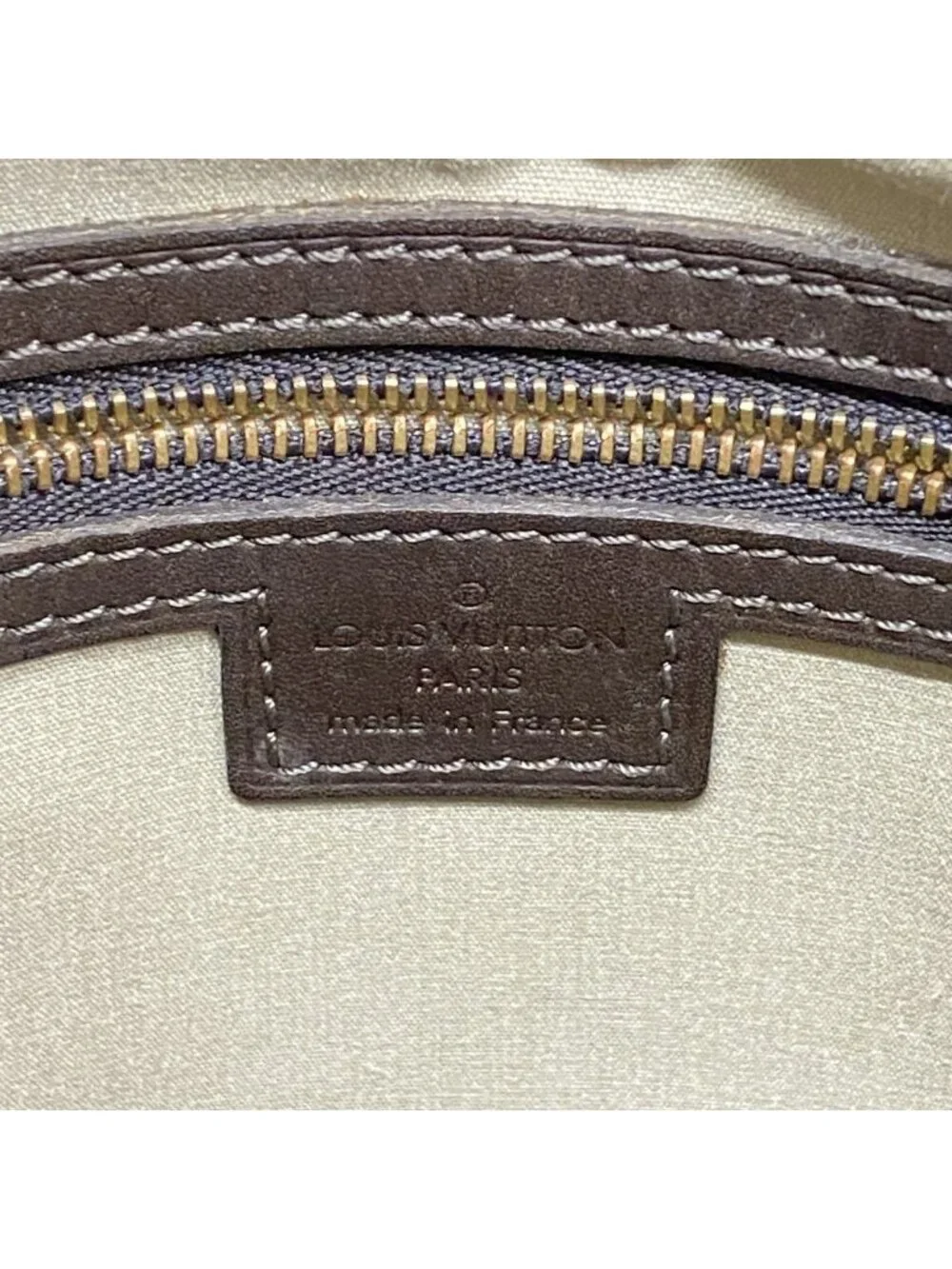 Louis Vuitton Tote Monogram Mini Francoise Khaki 2-Way
